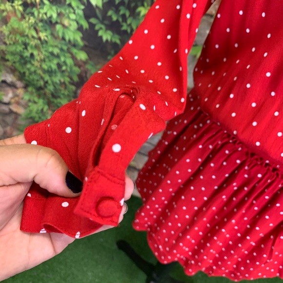 NWT RAILS Polka Dot Blouson Dress, S - Picture 5 of 15